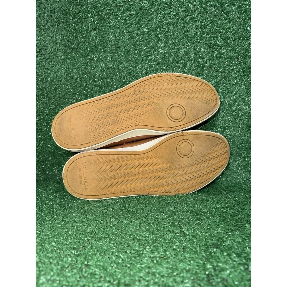 Cole Haan Nantucket 2.0 Mens Size 8.5 British Tan Slip On Shoes Sneakers C33796